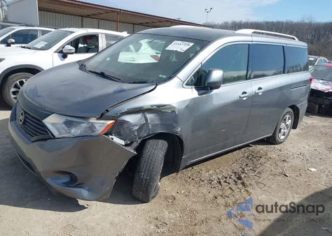 2014 Nissan Quest S from USA, damaged, VIN JN8AE2KP6E9102535